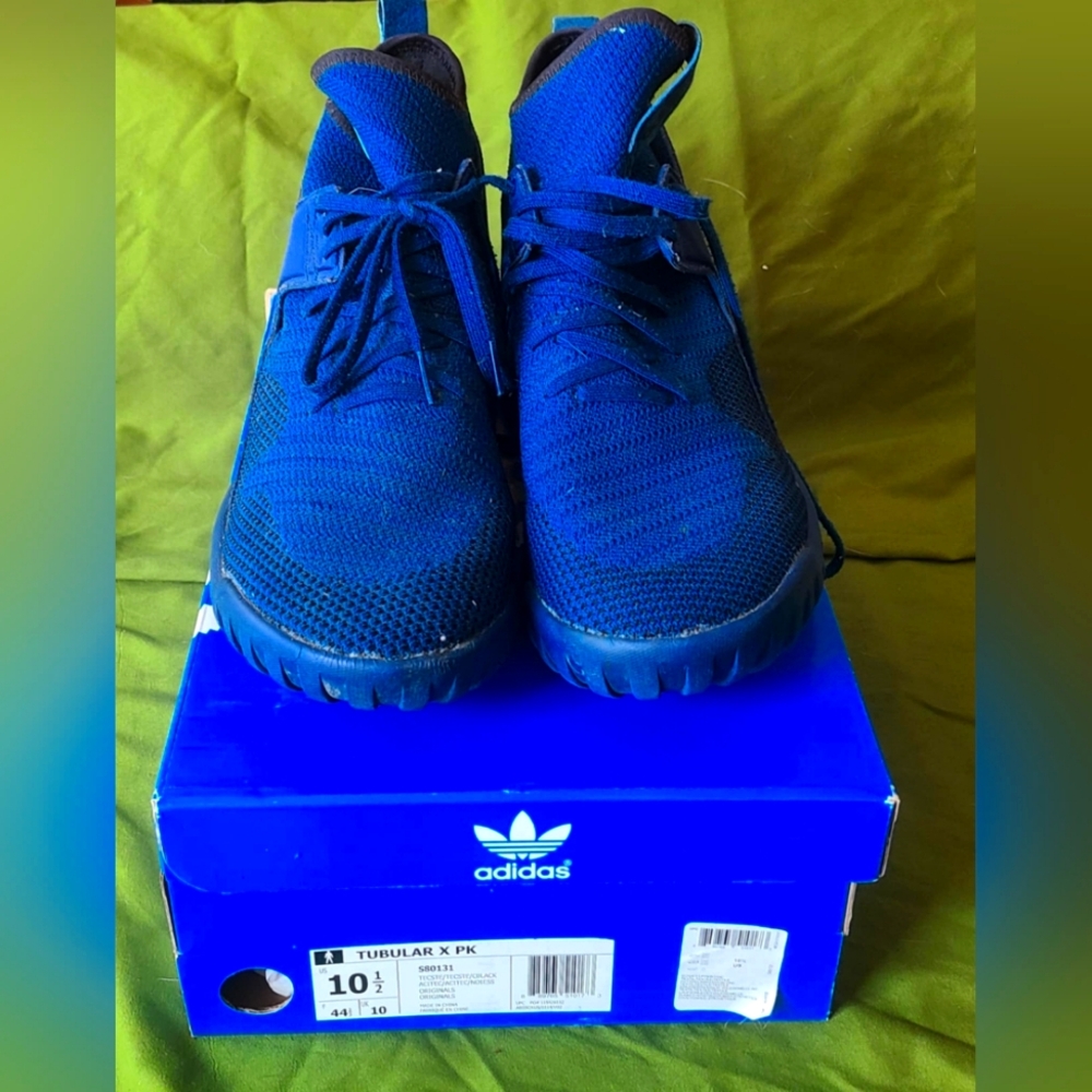 Addidas Tubular Prime Knit - Blue 2016 (Model ART S80131) size 10 1/2